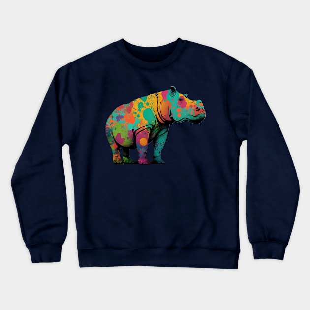 Hypnopotamus Crewneck Sweatshirt by apsi